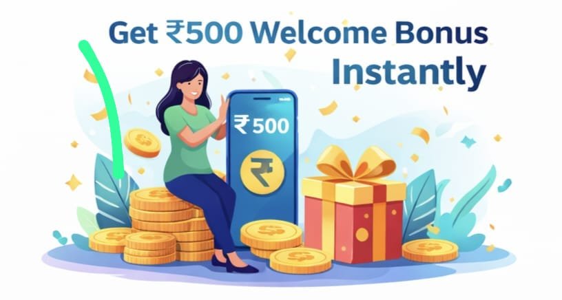 Jalwa Game login offer with ₹500 welcome bonus for new users