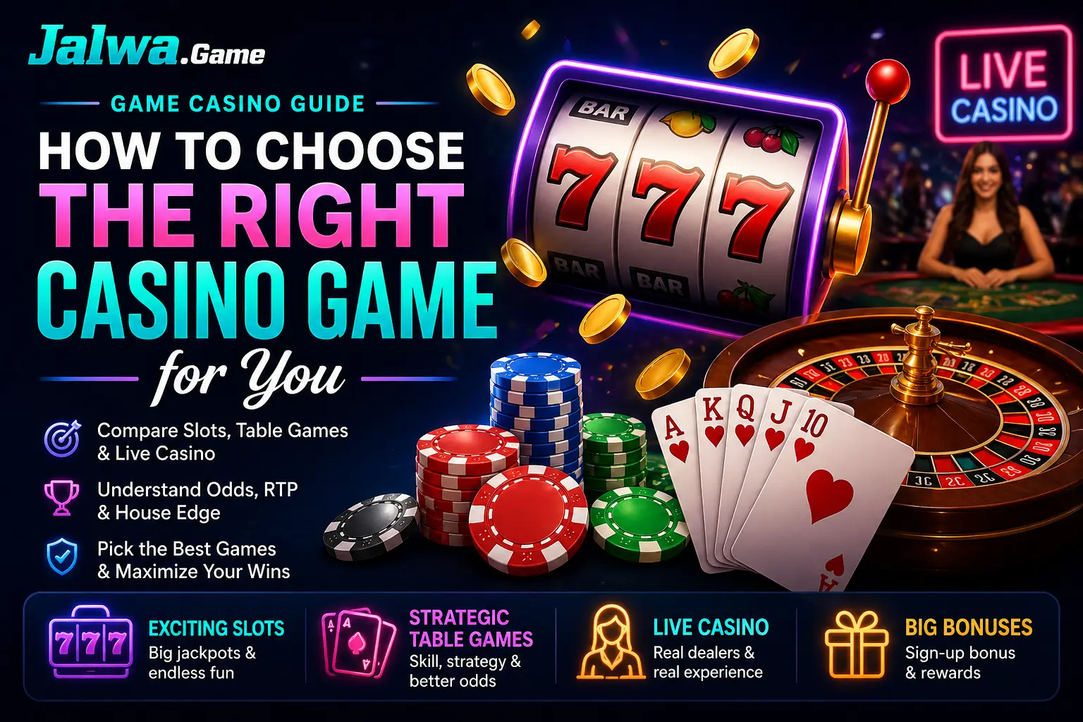 How to choose the right casino game on Jalwa Game