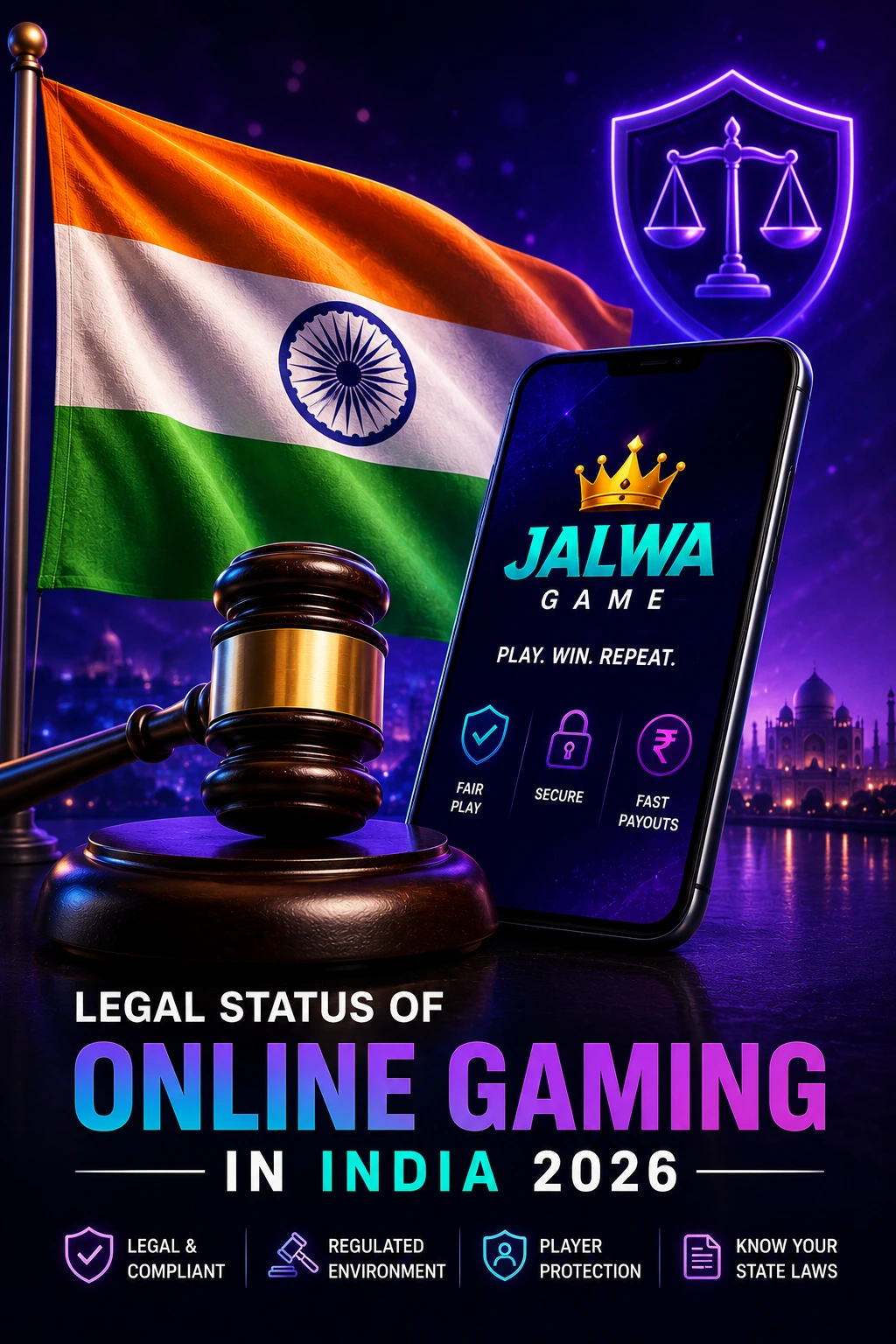 Legal status of online gaming in India 2026
